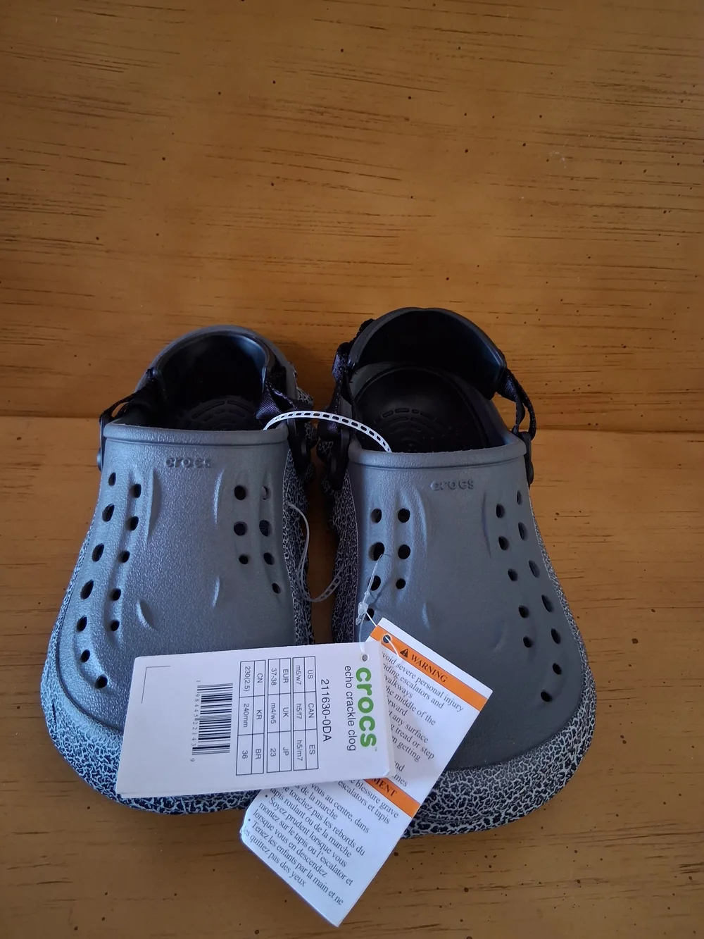 CROCS Gray Foam Footbed Insert